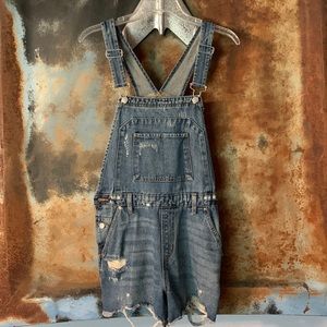 Jean overalls (shorts)